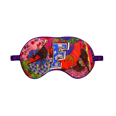 Jessica Russell Flint Silk Eye Mask - F For Fans