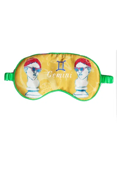 Jessica Russell Flint Silk Eye Mask Gemini