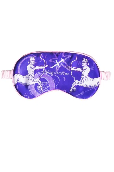 Jessica Russell Flint Silk Eye Mask / "sagittarius"
