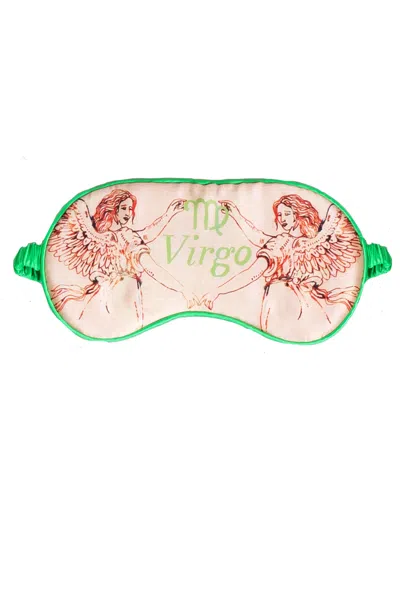 Jessica Russell Flint Silk Eye Mask / "virgo"