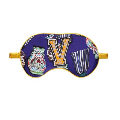 Jessica Russell Flint V For Vase - Silk Eye Mask