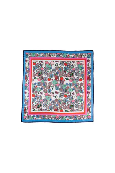 Jessica Russell Flint Women's Blue Square Scarf - Rock The Kasbah