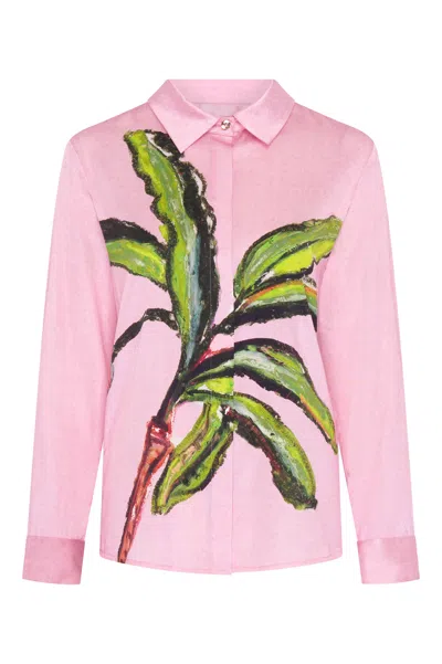 Jessica Russell Flint Women's Pink Classic Shirt - Kumulau