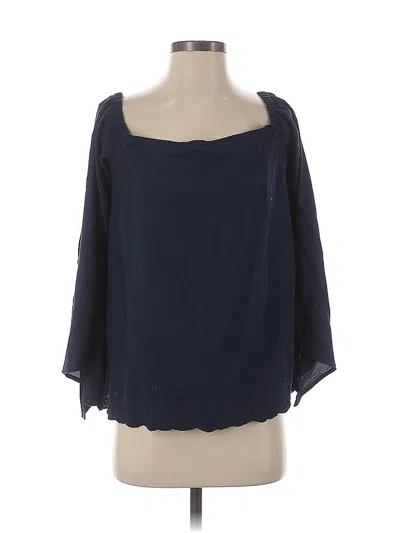 Pre-owned Jessica Simpson 3/4 Sleeve Blouse In Blue