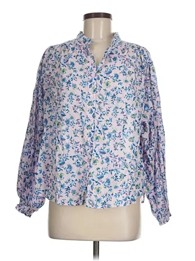 Pre-owned Jessica Simpson 3/4 Sleeve Blouse In Blue