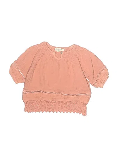 Pre-owned Jessica Simpson Babies' 3/4 Sleeve Blouse In Pink
