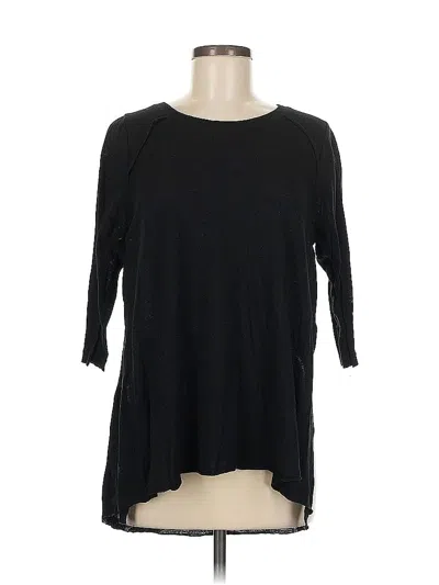 Pre-owned Jessica Simpson 3/4 Sleeve T-shirt In Black