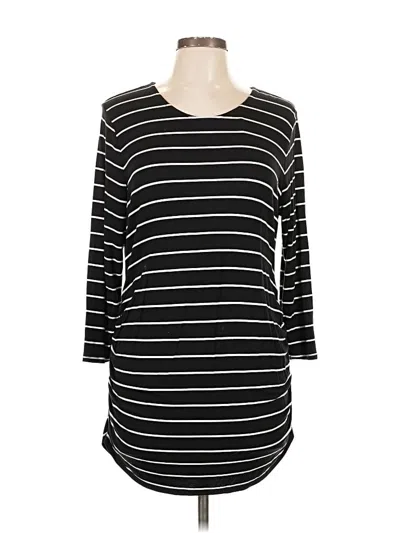 Pre-owned Jessica Simpson 3/4 Sleeve T-shirt In Black