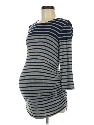 Pre-owned Jessica Simpson 3/4 Sleeve T-shirt In Blue
