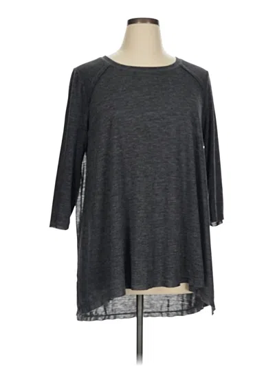 Jessica Simpson 3/4 Sleeve T-shirt In Gray