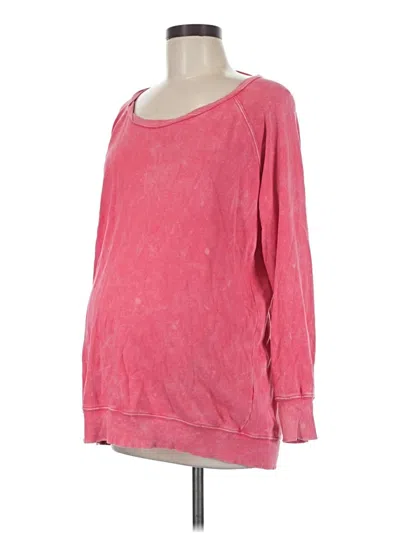 Pre-owned Jessica Simpson 3/4 Sleeve T-shirt In Pink
