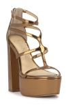 Jessica Simpson Aamina Platform Sandal In Brown