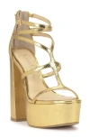 Jessica Simpson Aamina Platform Sandal In Animal Print
