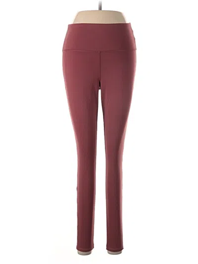 Pre-owned Jessica Simpson Active Pants In Burgundy