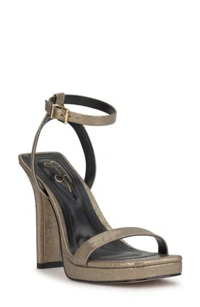 Jessica Simpson Adonia Ankle Strap Platform Sandal In Multi