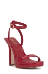 Jessica Simpson Women's Adonia Two-piece Platform Dress Sandals In Red Muse