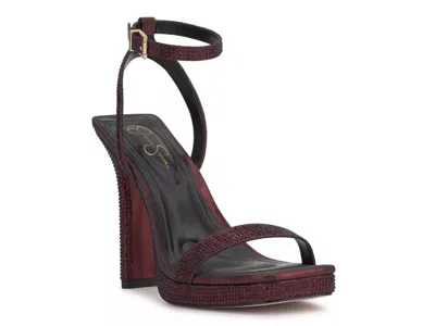 Jessica Simpson Adonia Platform Sandal In Red