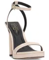 Jessica Simpson Adonia Ankle Strap Platform Sandal In Chalk