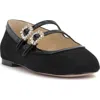 Jessica Simpson Allista Mary Jane Flat In Black