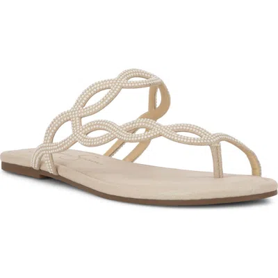 Jessica Simpson Aloni Slide Sandal In Neutral