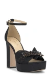 Jessica Simpson Anissia Ankle Strap Platform Pump In Black