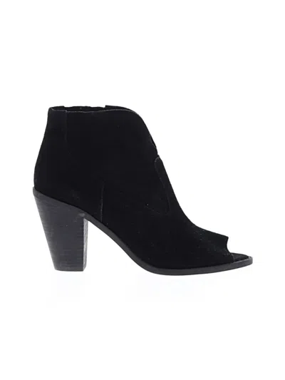 Pre-owned Jessica Simpson Ankle Boots In Black