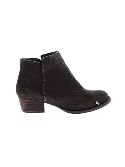 Pre-owned Jessica Simpson Ankle Boots In Black