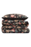 Jessica Simpson Arcadian Comforter Set In Black