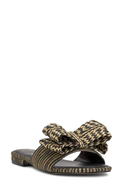 Jessica Simpson Avrena Slide Sandal In Natural/ Black