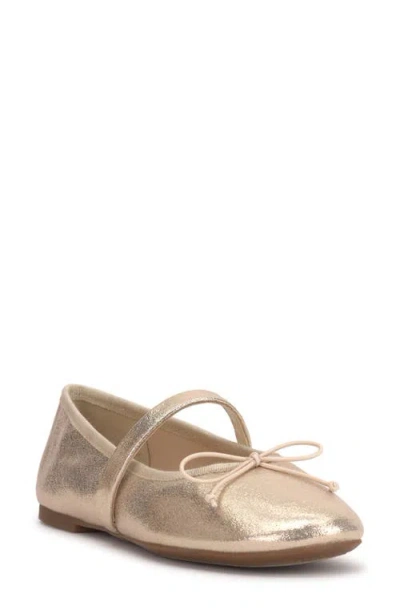 Jessica Simpson Azalina Mary Jane Flat In Champagne