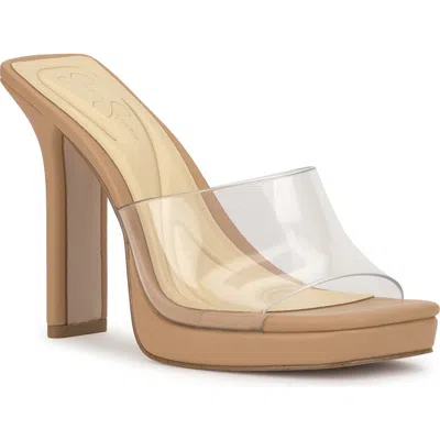 Jessica Simpson Azelica Platform Slide Sandal In Multi