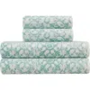 Jessica Simpson Aziza 4 Piece Bath Towel Set In Canal Blue
