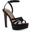 Jessica Simpson Balina 3 Womens Strappy Open Toe Heels In Multi