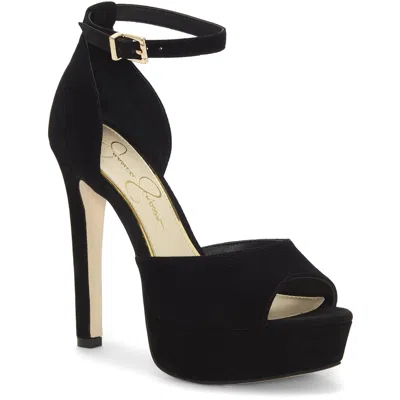Jessica Simpson Beeya Womens Padded Insole Heel Sandals In Multi