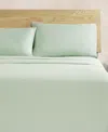 Jessica Simpson Blissful Dreams 300-thread Count Cotton Sateen 3-pc. Sheet Set, Twin In Sea Foam Green