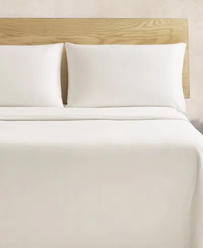 Jessica Simpson Blissful Dreams 300-thread Count Cotton Sateen 4-pc. Sheet Set, Full In Cloud White