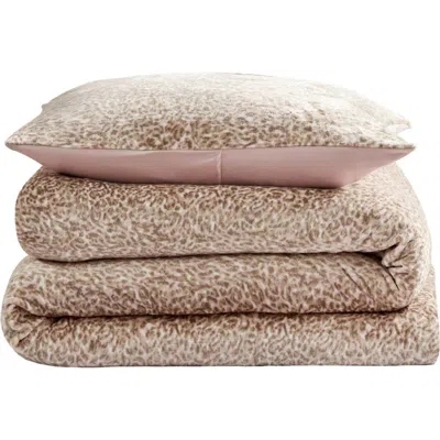 Jessica Simpson Blush Pink Animal Print Comforter Set