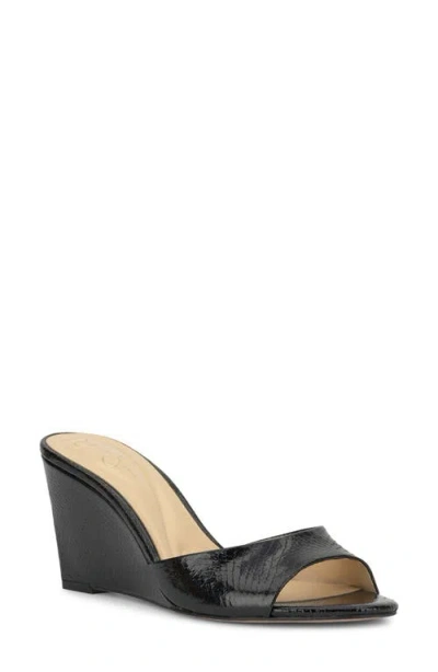 Jessica Simpson Bolir Wedge Slide Sandal In Black