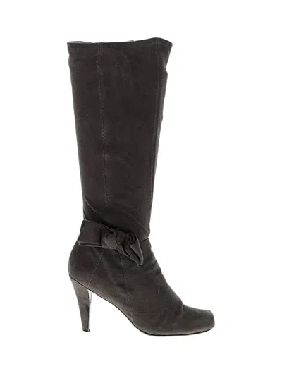 Pre-owned Jessica Simpson Boots In Gray
