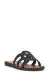 Jessica Simpson Bria 2 Slide Sandal In Black Rhinestone