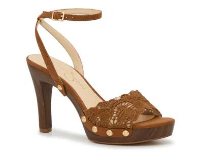Jessica Simpson Cailyb Platform Sandal In Brown