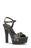 Jessica Simpson Calenta Ankle Strap Platform Sandal In Multi