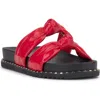 Jessica Simpson Caralyna Platform Slide Sandal In Red