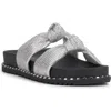 Jessica Simpson Caralyna Platform Slide Sandal In Silver