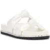 Jessica Simpson Caralyna Platform Slide Sandal In White Patent