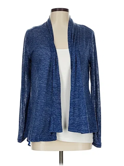 Pre-owned Jessica Simpson Cardigan Sweater In Blue