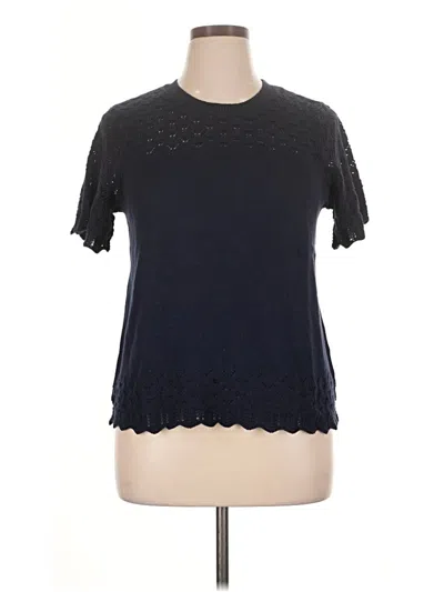 Pre-owned Jessica Simpson Cardigan Sweater In Blue