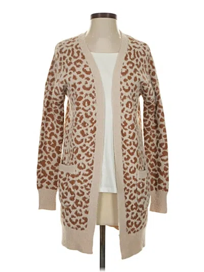 Pre-owned Jessica Simpson Cardigan Sweater In Brown