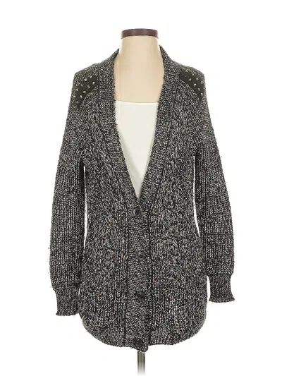 Pre-owned Jessica Simpson Cardigan Sweater In Gray
