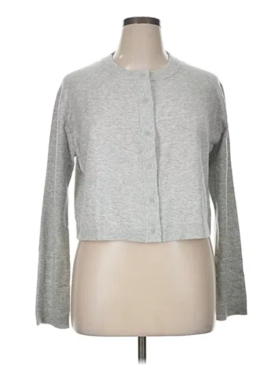 Pre-owned Jessica Simpson Cardigan Sweater In Gray